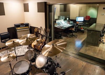 Studio view into Control Room