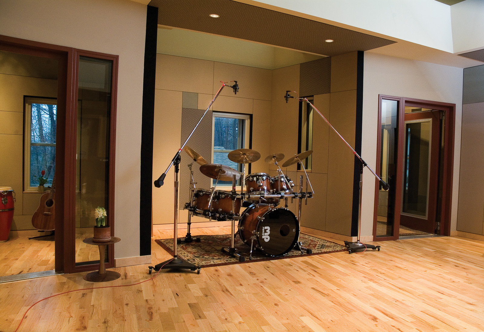Bicoastal Russ Berger Design Group, Hardwood Flooring For Recording Studio