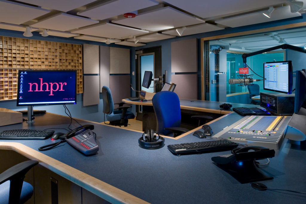 New Hampshire Public Radio Control Room