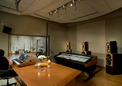 Studio Records Control Room
