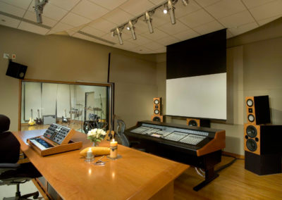 Studio Records Control Room